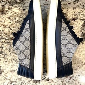 Mens Gucci Supreme Canvas and Leather Sneaker